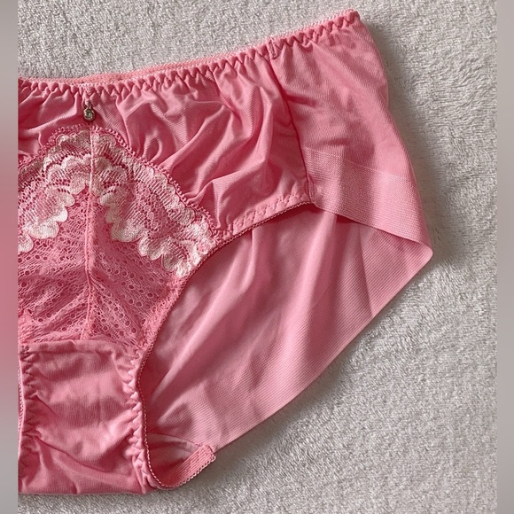 Japanese Brand Wacoal High Quality Smooth Nylon Lace Panties JP-3L/US-L - Picture 2 of 9